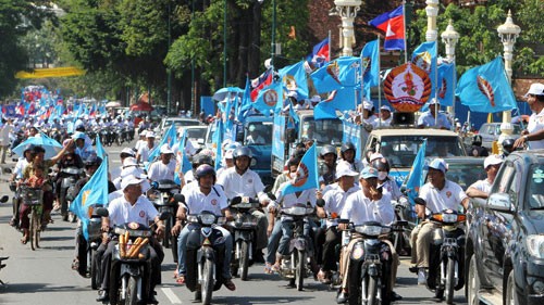 กัมพูชาเสร็จสิ้นการหาเสียงเลือกตั้งรัฐสภาสมัยที่ 5 - ảnh 1